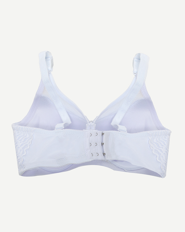Ladies' white bra with lace - Underwear