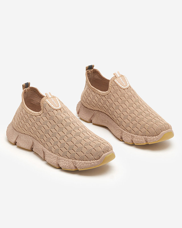 Women's Light Brown Glaio Slip-On Trainers - Footwear