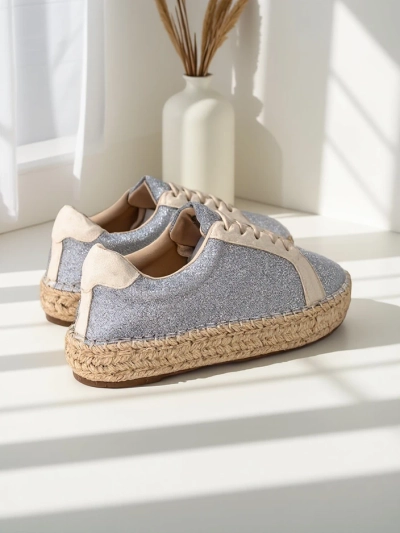 Женские кроссовки Royalfashion с блестками Sercele