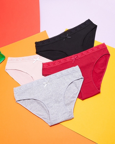 Women's Lace Briefs Set 6 / pack - Underwear