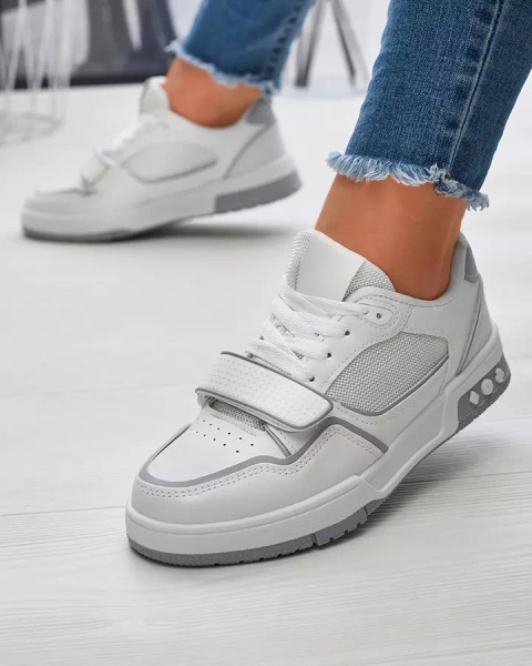 Sieviešu sporta kedas baltā un pelēkā krāsā Xirrat- Footwear