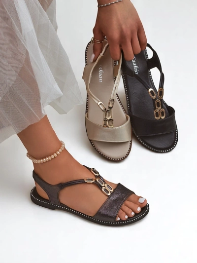 Royalfashion Women's Sandals with Decorative Straps Siena Glow