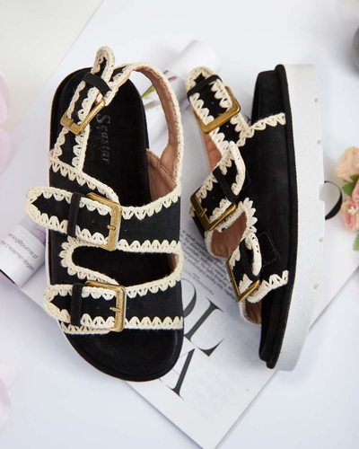 Royalfashion Women's Lunnay eko suede sandals