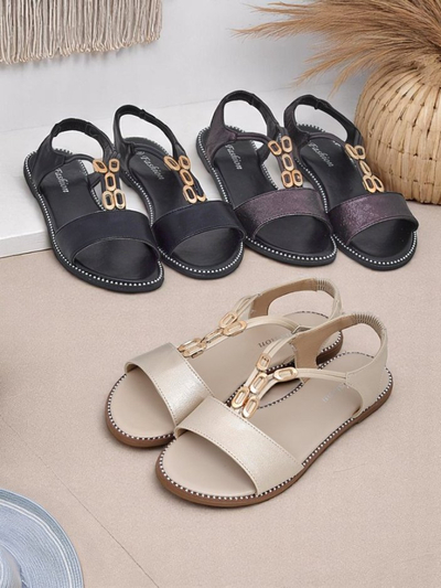 Royalfashion Women's Sandals with Decorative Straps Siena Glow