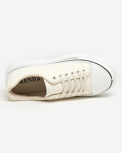 Sieviešu krēmkrāsas sporta apavi a'la sneakers Aniel - Apavi