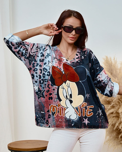 Royalfashion Women's Print Blouse