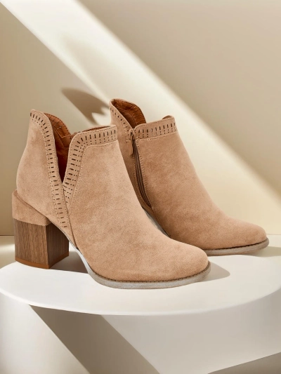 Женские ботильоны на каблуке Royalfashion Vettot