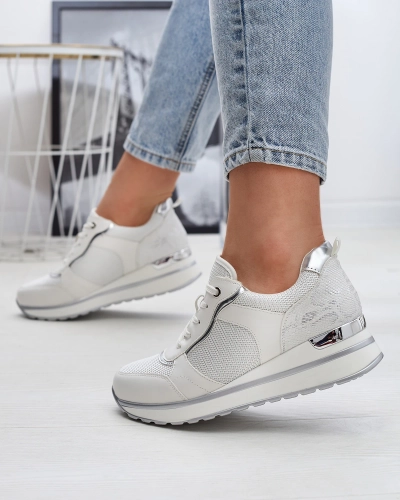 White women's sports shoes Tamior- Footwear