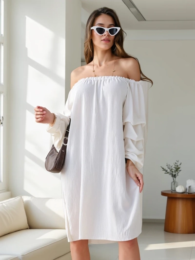 Royalfashion Платье женское а-ля испанское с рюшами