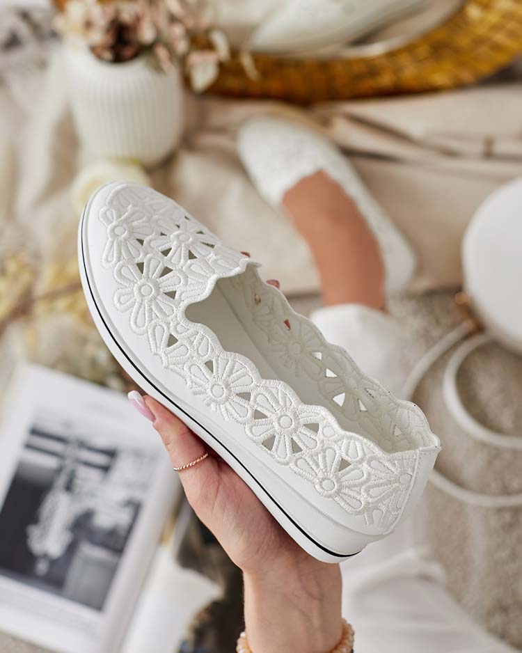 Royalfashion Sieviešu puspapēži ar zemu papēdi Dellio