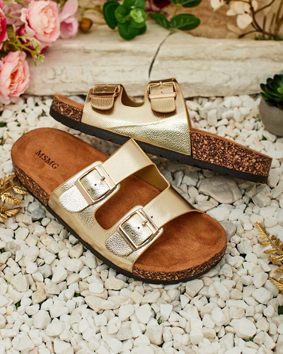 Royalfashion Sieviešu flip-flops ar plakanu zoli Rill