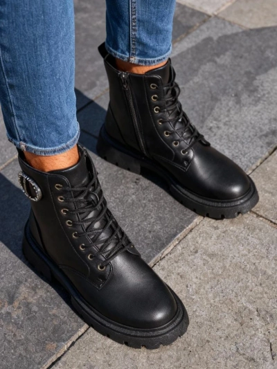 Royalfashion Eco leather women's ankle boots Enoll
