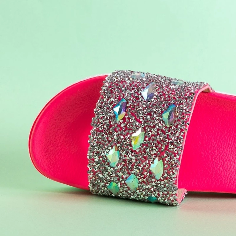 Женские босоножки на платформе OUTLET Fuchsia с фианитами Sailor - Обувь