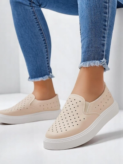 Royalfashion Dāmu perforētas sporta čības ar auklēm Vaned