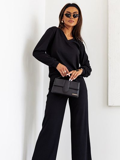 Royalfashion Women's Ribbed Cotton Set