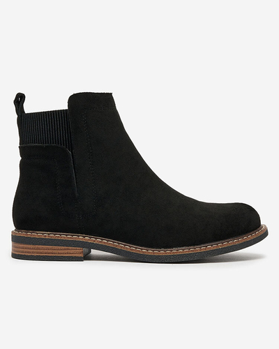 Royalfashion Black women's eco-suede Veysi boots a'la sztyblettes