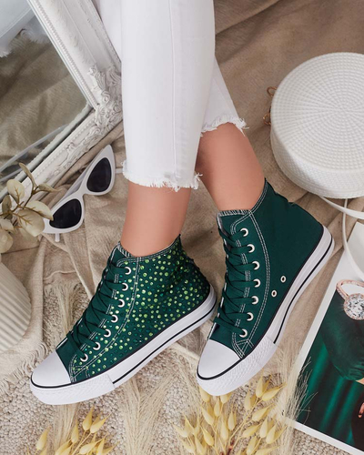 Royalfashion Women's sequined sneakers Shis