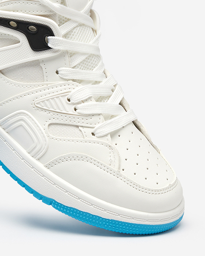 White women's interesting high-top sports shoes Gisore - Footwear