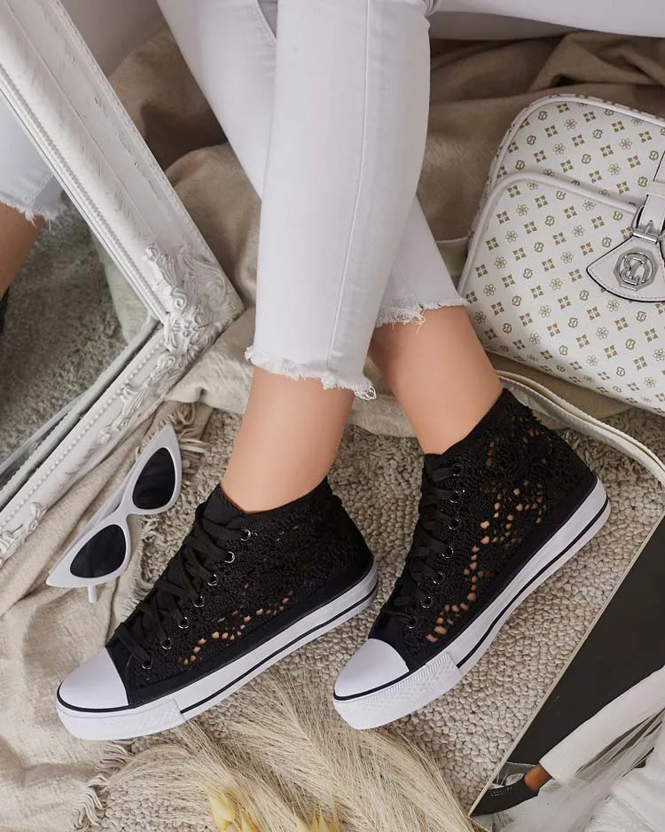 Royalfashion Sieviešu ažūra kedas Nictz