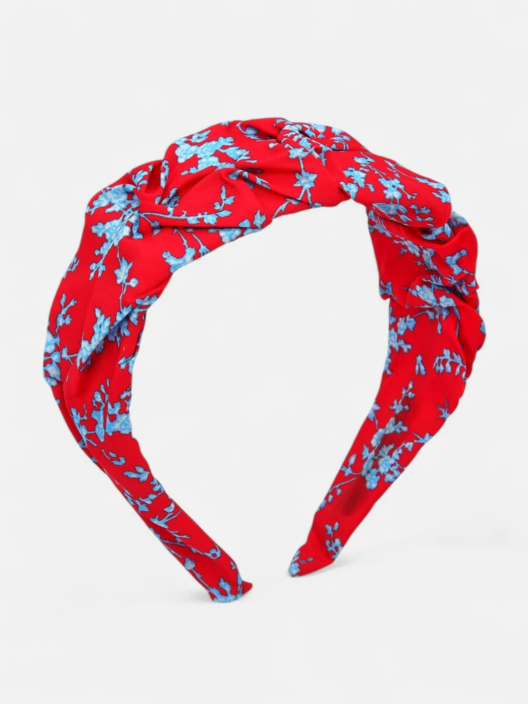 Royalfashion Hairband with Ruching and Print