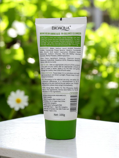 Attīrošās putas ar pupiņu ekstraktu