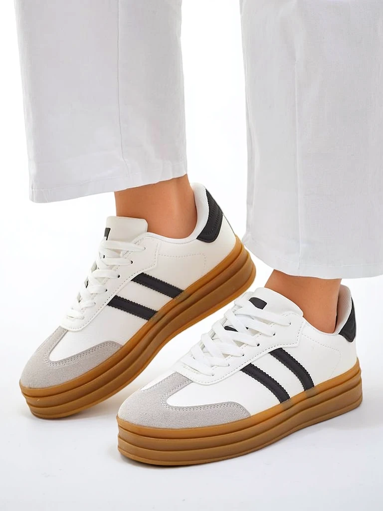 Royalfashion Women's sporty sneakers with a rubber sole Allexx