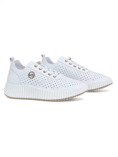 Royalfashion Women's perforated sporty sneakers Jovenes