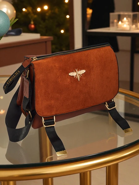 Liten dameveske i miljølær Tessaria