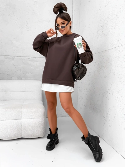 Royalfashion Cotton women's sweatshirt with detachable bottom