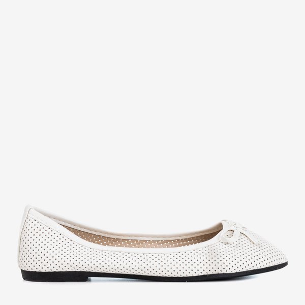 Lavisca children's white ballerinas - Footwear