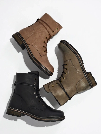 Женские ботинки Ravonna из экокожи на шнуровке