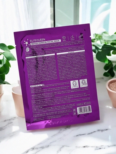 Botox&Keratin Sheet Mask – moisturizes and reduces wrinkles