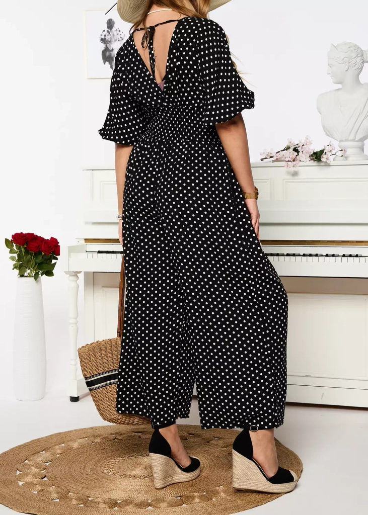 Черный длинный женский гороховый костюм - Одежда