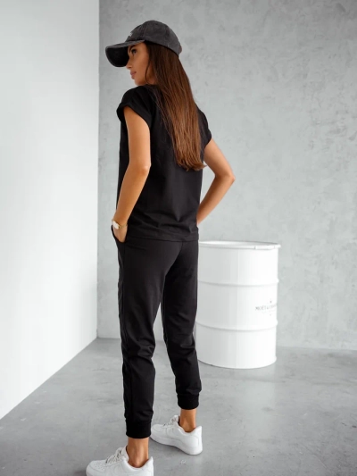 Royalfashion Women's cotton casual set with short sleeves