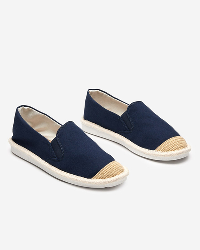 Navy blue women's espadrilles Joll- Footwear