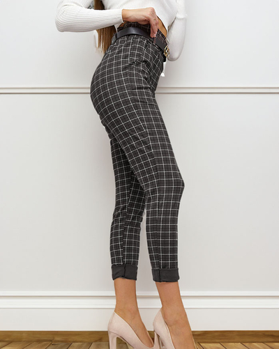 Royalfashion Women's checkered pants
