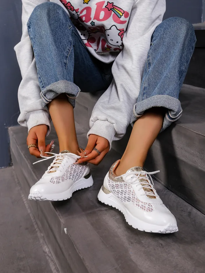 Royalfashion Perforētas sieviešu kedas Ellos