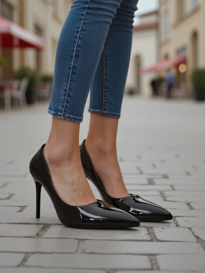 Royalfashion Sieviešu klasiskie norādītie stiletto Dofenis