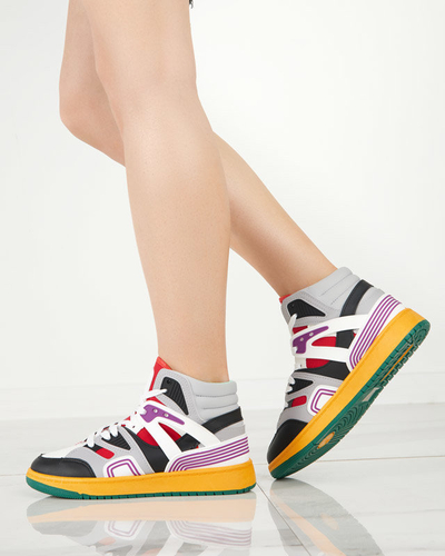 OUTLET Gray women's ankle boots Gisore - Footwear