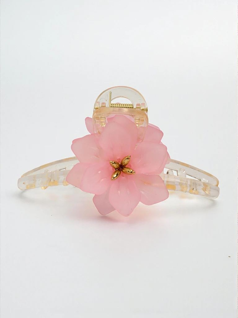 Royalfashion Hair Clip with Flower