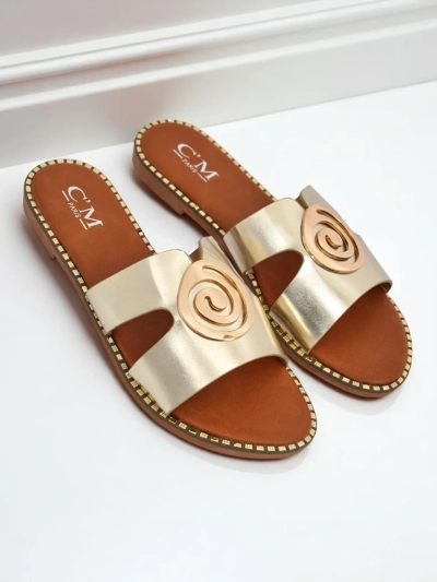 Royalfashion Женские шлепанцы на плоской подошве Glam Bliss