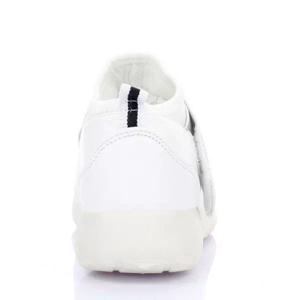 OUTLET White and silver sports shoes - Footwear