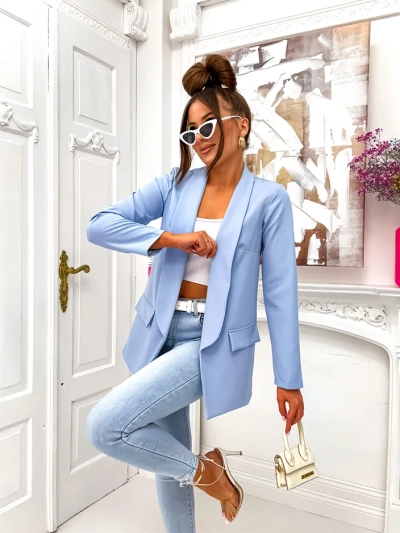 Royalfashion Sieviešu žakete bez aizdare Eleganta