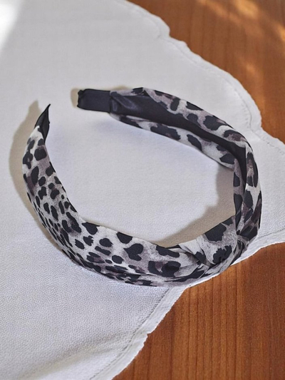 Royalfashion matu stīpiņa ar leoparda raksta stilu Lea