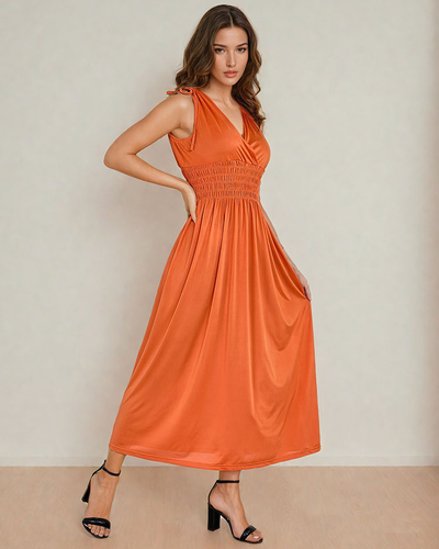 Royalfashion Gluda sieviešu midi kleita