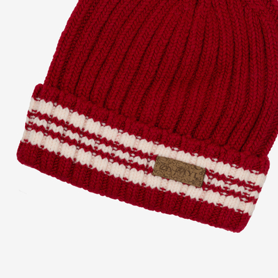 Men's red wool blend hat - Accessories