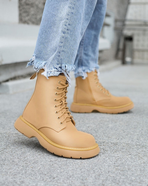 Royalfashion Matte light brown Kucillo women's boots