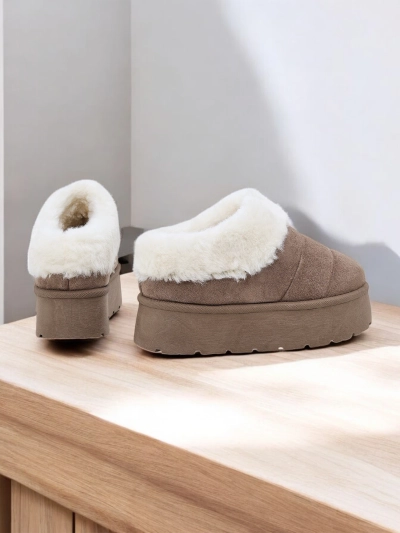 Royalfashion Women's short boots in the style of snow boots Eliozi