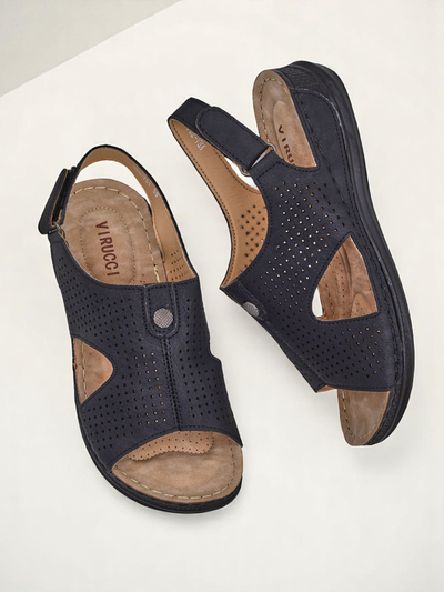 Royalfashion Sieviešu sandales ar izgriezumiem Leminni