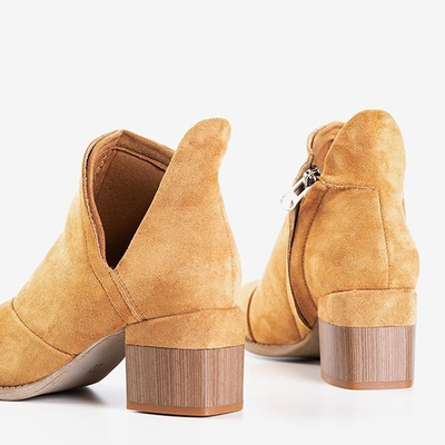 Brown women's ankle boots Jeneuer - Footwear